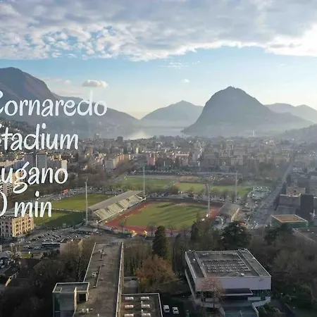 'cuore Di Rose' Parking - Welcome Set, Netflix, For 4 Persons -by Easylife Swiss Lugano